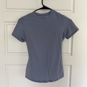 SOLD - SKIMS Slate Blue Short Sleeve Tee